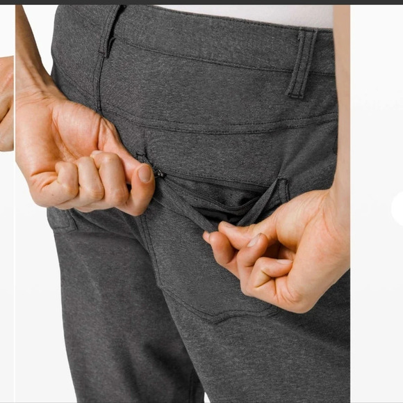 Lululemon Grey Tech Canvas ABC pants. Men's size 30×33. - Picture 6 of 16